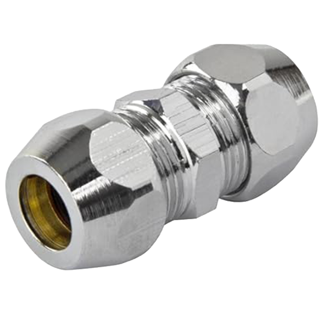 Quetschverschraubung verchromt