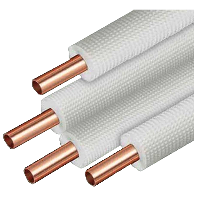 Kupferrohre isoliert