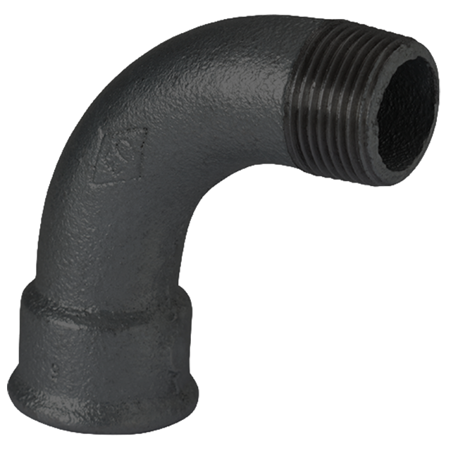 Temperguss schwarz bis 2