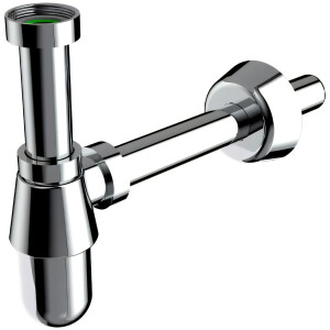 Flaschensiphon verchromt, ohne Ventil, 1" 1/4 -...