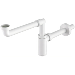 Design Raumspar-Flaschensiphon, ohne Ventil, 1" 1/4...