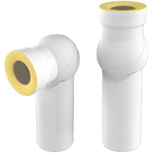 WC-Universalanschlussstück Drehgelenk 0°-90°