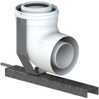 CoxDENS® PP/Alu Schachtbogen 87° mit...