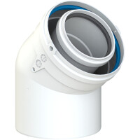 CoxDENS® PP/Alu Bogen 45° DN 60/100