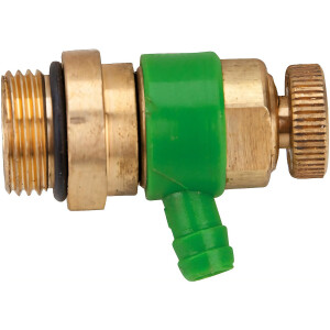 Entleerungsventil und Stopfen mit O-Ring - 1/4"
