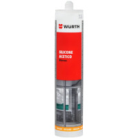 WÜRTH Sanitär Silikonacetat, 310ml, grau