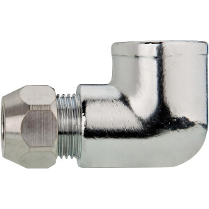Winkel-Verschraubung verchromt - IG , DN10 - 3/8" x...