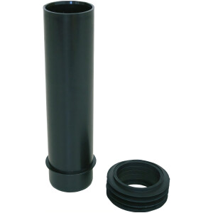 WC-Einlaufstutzen Ø 55 mm mit Spülrohrverbinder