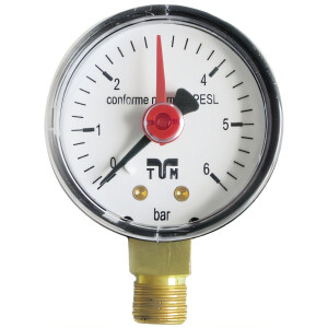 2080 Manometer Radialanschluss Ø50
